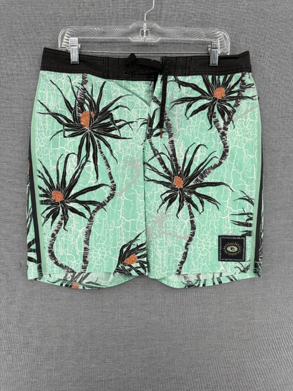 Rip Curl Mirage Solid Rock Board Shorts Mens 32 8" Swim Trunks NWT Drawstring